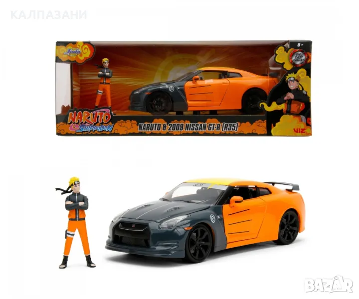 Naruto 2009 Nissan GT-R 1:24 253255054, снимка 1