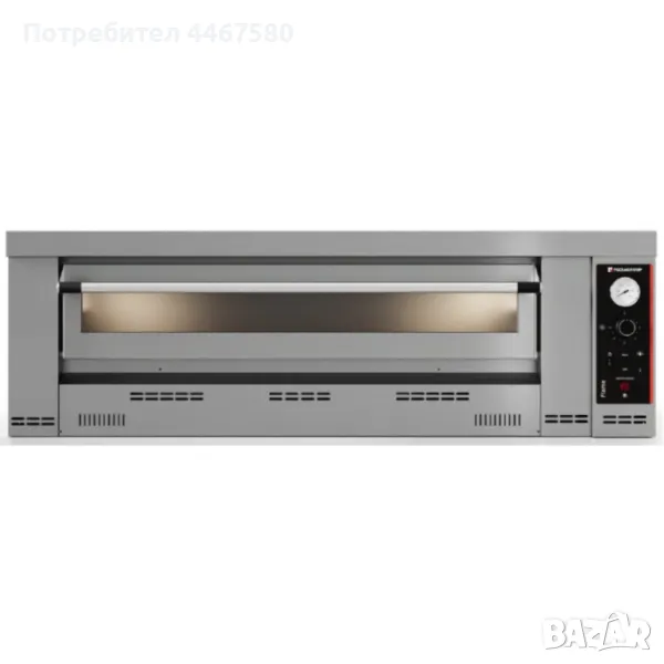 Професионална газова пещ за пица FLAME 4 – 4 пици Ø30–34 см, снимка 1