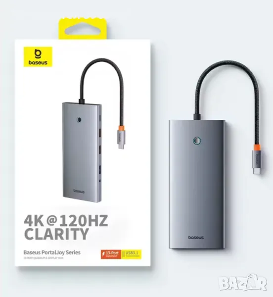 Baseus PortalJoy 13 in 1 Docking station USB C / Докинг станция 13 в 1, снимка 1