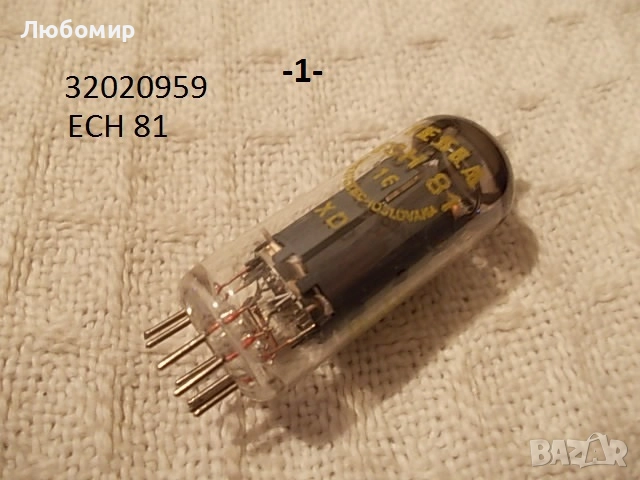 Радиолампи ECH и ECC - списък, снимка 1