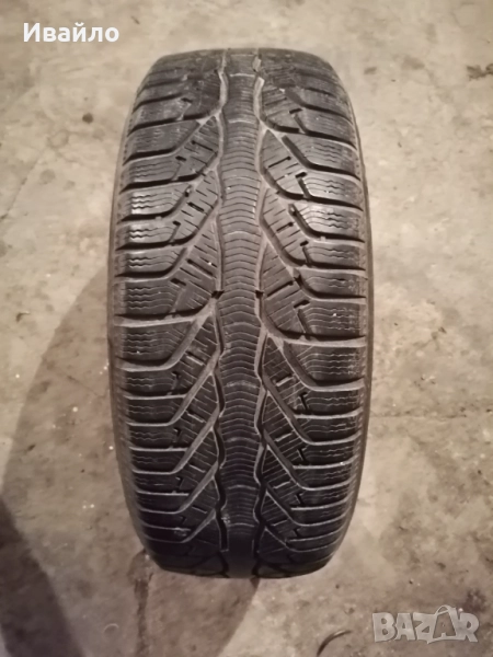 Продавам 1 брой зимна гума 205.55.16 дот 2019 Kleber , снимка 1