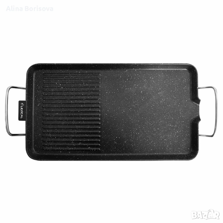 Електрически грил Lexical LBQ-2591 с незалепващо гранитно покритие – Бързо и лесно готвене без услож, снимка 1