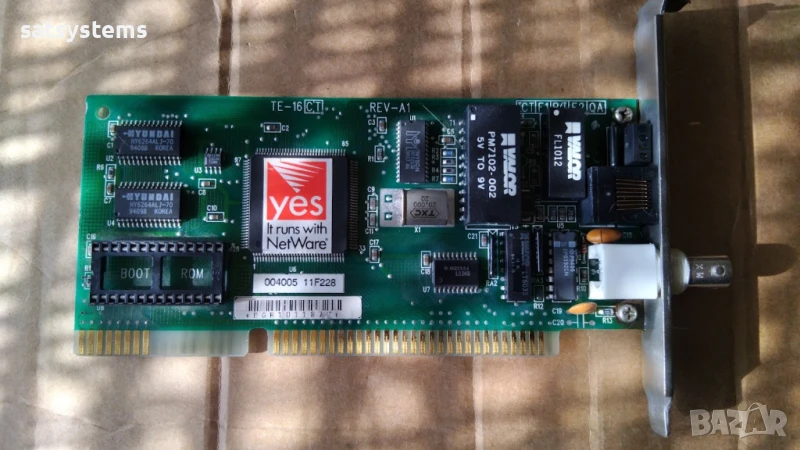 TRENDnet TE-16CT REV-A1 16-bit ISA Network Controller Card, снимка 1