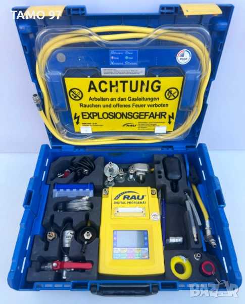 Rau DPG 07 Touch - Професионален измервателен уред за природен газ, вода, отпадъчни води, снимка 1