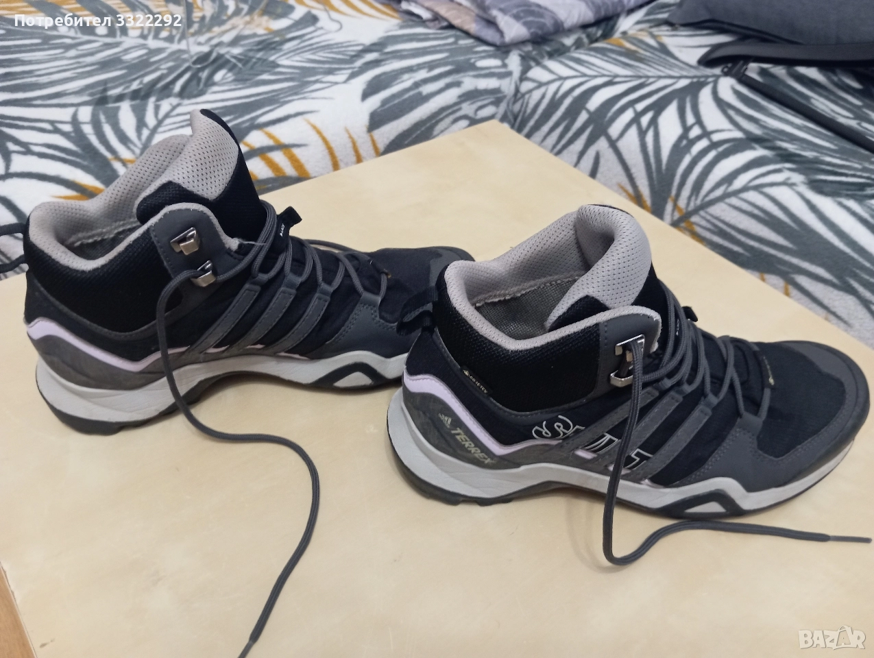 Туристически обувки Adidas Performance Terrex Swift R2 Gore-Tex туристически обувки, черни, снимка 1