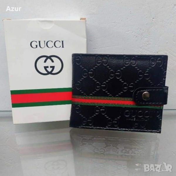 мъжко кожено портмоне gucci, versace, philipp phlein , снимка 1