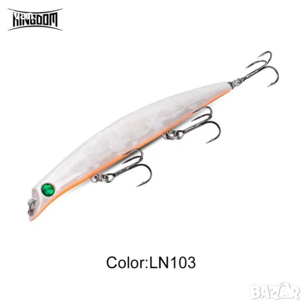 попер на марката Kingdoom 5326 / ln103.  95mm, 8.1 gr.  газене 0.1-0.3 метра , снимка 1