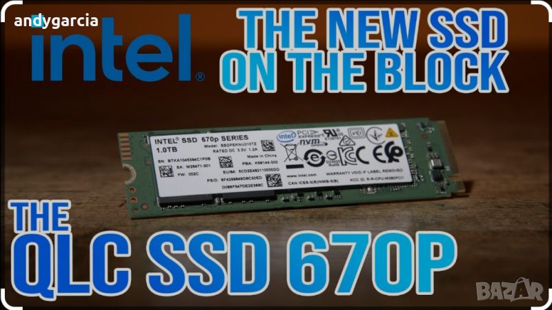  2TB 2048GB SSD Intel 670p - SSDPEKNU020TZX1  ssd nvme M2 2280  диск за лаптоп или настолен, снимка 1
