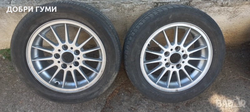 5х120 БМВ 2бр. ДЖАНТИ 16 и 225 50 16 Гуми към тях, снимка 1