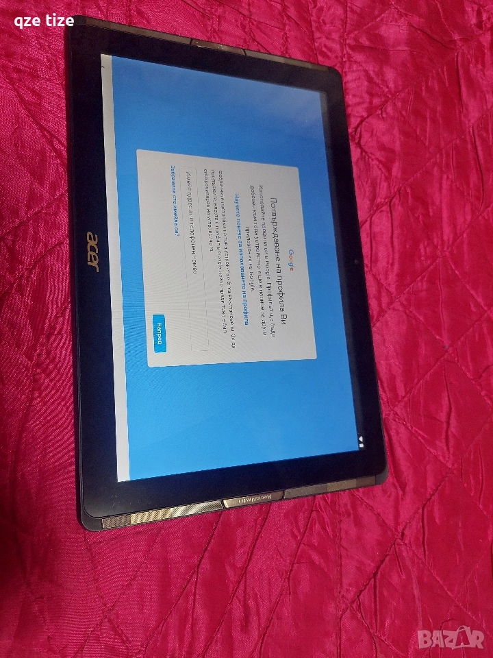 таблет acer, снимка 1