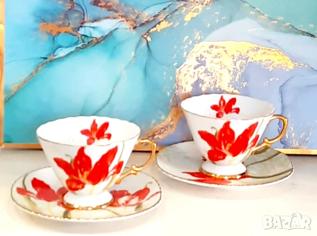 Чаши за кафе костен порцелан - комплекти, снимка 7 - Подаръци за юбилей - 26031003