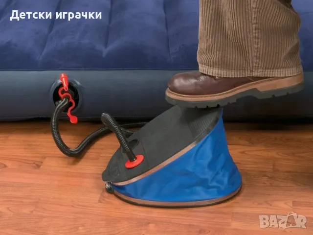 Крачна помпа Bellows Intex, 28 см, PVC, за надуваеми изделия, черна, снимка 2 - Басейни и аксесоари - 49925930