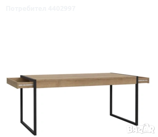 Трапезна маса с две чекмеджета, снимка 2 - Маси - 54273985