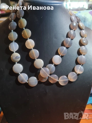 Ново колие от опашен кварц, снимка 3 - Колиета, медальони, синджири - 53357462