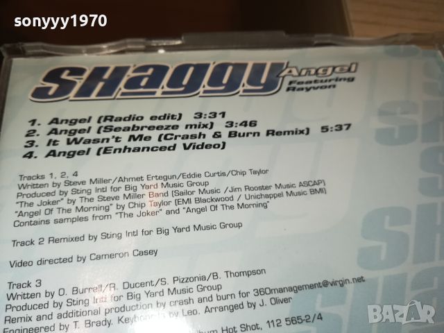 SHAGGY CD-ВНОС GERMANY 1107241109, снимка 9 - CD дискове - 46545335