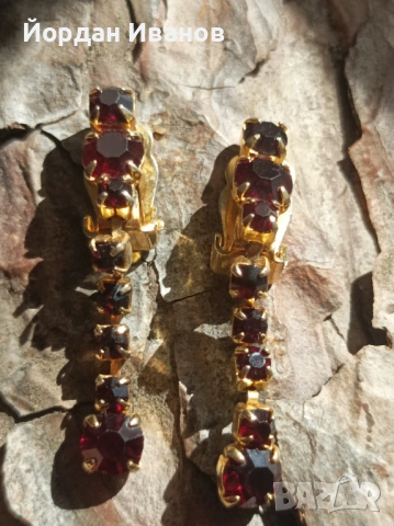 Винтидж чешки обеци 