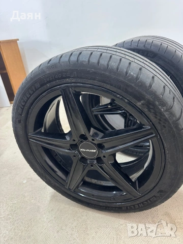 Джанти Mercedes-Benz AMG BORBET спорт пакет 18 с гуми MICHELIN, снимка 5 - Гуми и джанти - 53985509