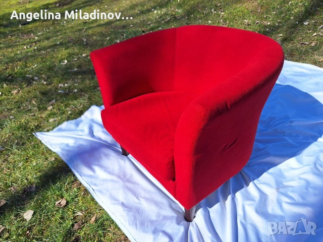 Италианско кресло Hermoso silln , снимка 2 - Дивани и мека мебел - 53830082