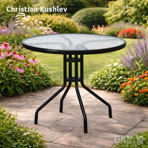 Комплект за релаксация на открито: 2 сгъваеми шезлонга с нулева гравитация CHAIR3 и стилна масичка з, снимка 2 - Други - 53275106