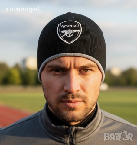 НОВО! ФЕН шапки тип beanie АРСЕНАЛ / ARSENAL - универсален размер. Или на ОТБОР по ИЗБОР!