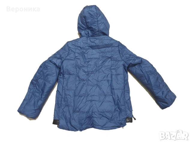 Големи размери яке - синьо, снимка 3 - Якета - 53802366