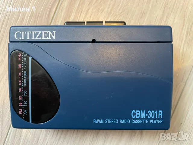 Citizen walkman, снимка 2 - Радиокасетофони, транзистори - 49574817