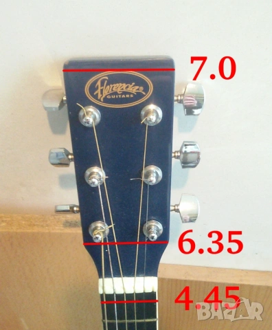 Китара Florencia ADG95BL, снимка 3 - Китари - 52054633