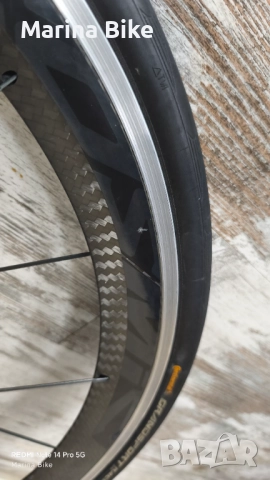 Карбонови шосейни капли Mavic Cosmic Carbone SL Rim Continental , снимка 8 - Части за велосипеди - 52932826