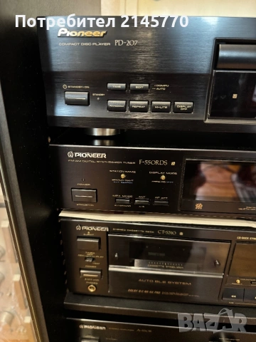 Оригинален аудио шкаф (rack) Pioneer комплект с аудио компоненти, снимка 7 - Ресийвъри, усилватели, смесителни пултове - 53275462
