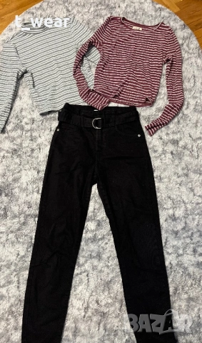 Комплект дънки и две блузи 