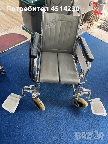 Инвалидна количка Alpha – стабилна, сгъваема, в отлично състояние