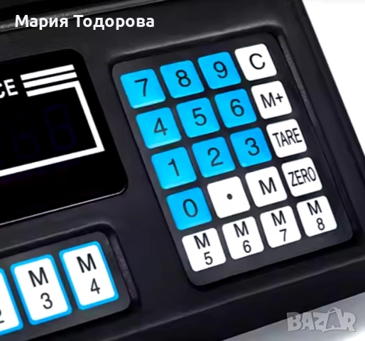 Електронен кантар с капацитет 40 кг и вградена батерия, снимка 2 - Електронни четци - 52973261