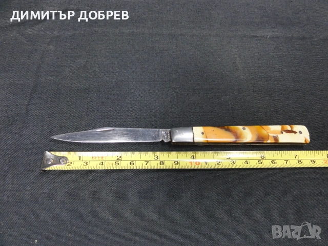 СТАР РЕТРО СОЦ НБР ДЖОБЕН НОЖ СГЪВАЕМА НОЖКА НОЖЧЕ ВТ, снимка 9 - Ножове - 53316072