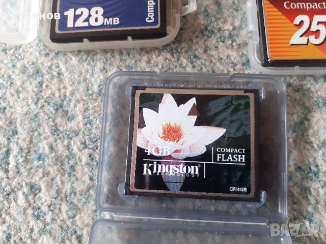  Compact Flash карти и четец за тях.Canon,Nikon,Kodak,SanDisk, снимка 3 - Карти памет - 21765152