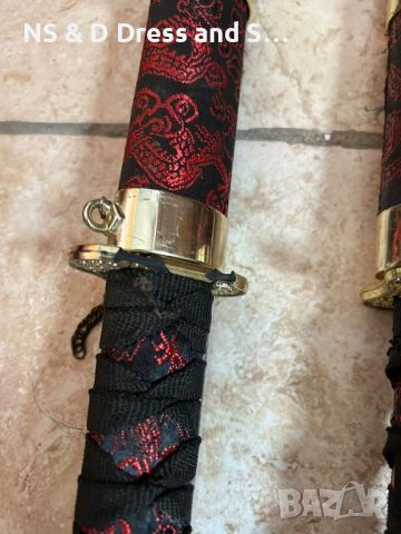 Комплект самурайски мечове Катана, снимка 2 - Други ценни предмети - 45715380