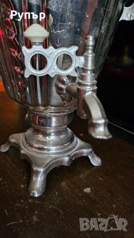Ретро метален Самовар, снимка 2 - Антикварни и старинни предмети - 45356420