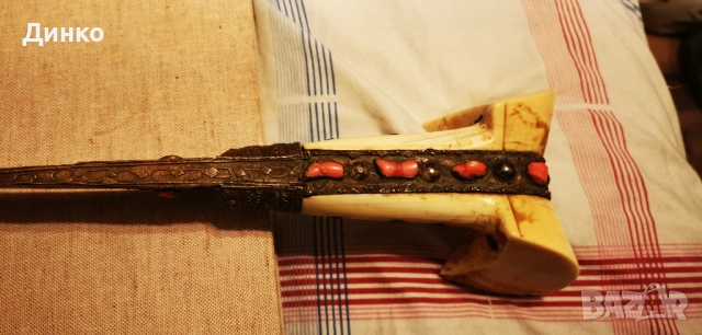 Османски ятаган  19век оригинал. , снимка 12 - Антикварни и старинни предмети - 54284446