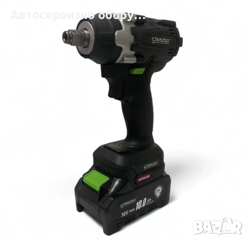 Комплект 7 в 1 акумулаторни инструменти 36V 10Ah с 4 батерии и куфар STAHLMAYER BLACK, снимка 2 - Куфари с инструменти - 51741595