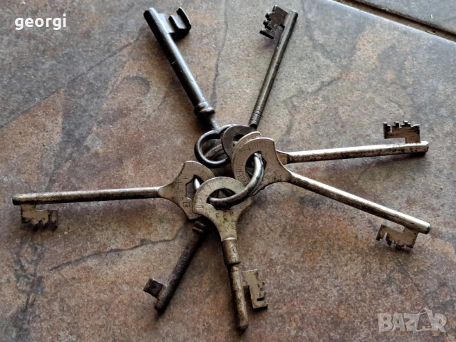 лот стари немски ключове    26/3, снимка 6 - Колекции - 50745906