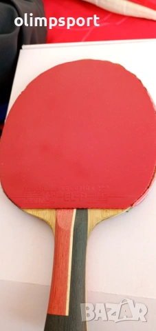 гума за тенис на маса tibhar evolution el p червена мах дебелина размери 148х157мм 2 месеца игра