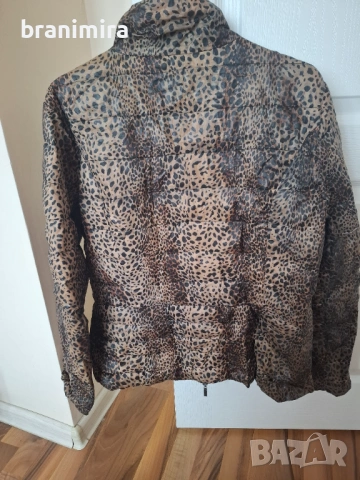 Дамско тигрово яке  с гъши пух , снимка 4 - Якета - 53573124