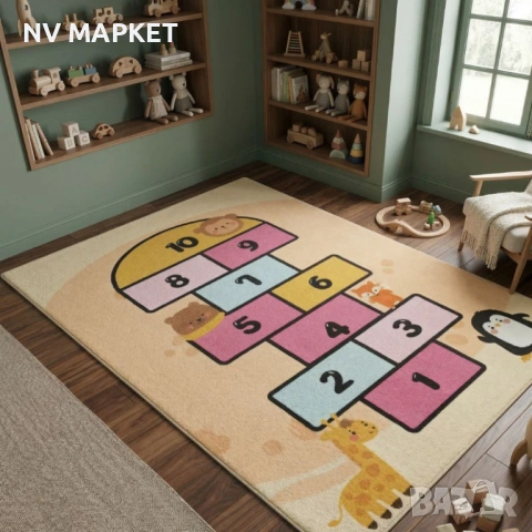Детски килими, различни модели 120×160см,противоплъзгащи,миещи се, снимка 3 - Други - 53873965
