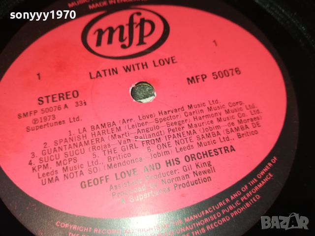 LATIN WITH LOVE-MADE IN ENGLAND 1807241916, снимка 10 - Грамофонни плочи - 46625040