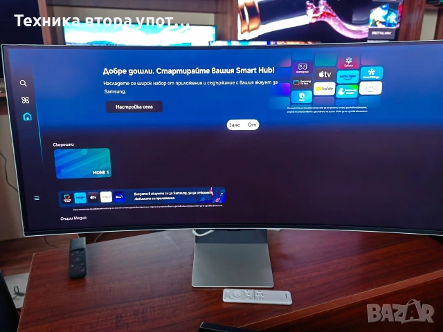 Монитор Samsung LS34DG850SU, снимка 4 - Монитори - 53622069