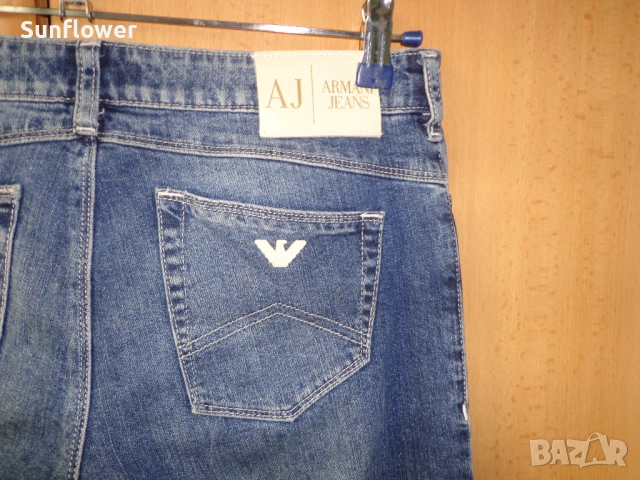 Armani Jeans дамски дънки  W28 L28  Талия – 40 см Вътрешна страна на крачола - 70 см Обща дължина - , снимка 10 - Дънки - 53432422