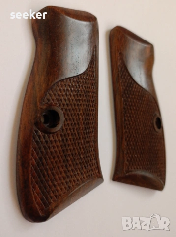 Дървени чирени за пистолет CZ 75 Compact, снимка 4 - Оборудване и аксесоари за оръжия - 53730495