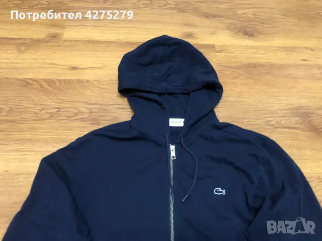 Lacoste Lightweight Full-Zip Hoodie , снимка 3 - Суичъри - 49471867