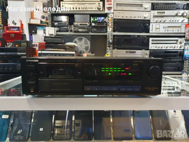 Касетен дек Pioneer CT-S210 В отлично техническо и визуално състояние., снимка 1 - Декове - 48443809