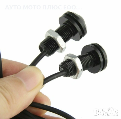 Диодни Светлини тип ОРЛОВО ОКО 6000К- 18/23мм., снимка 2 - Аксесоари и консумативи - 53483939