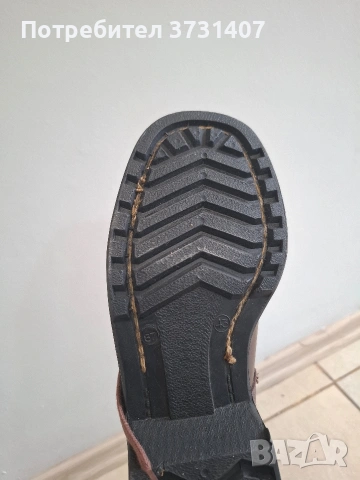 Нови офицерски кожени кубини от Соца 43, снимка 3 - Мъжки ботуши - 53932015